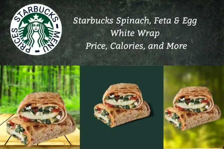Starbucks Spinach, Feta & Egg White Wrap Price Calories