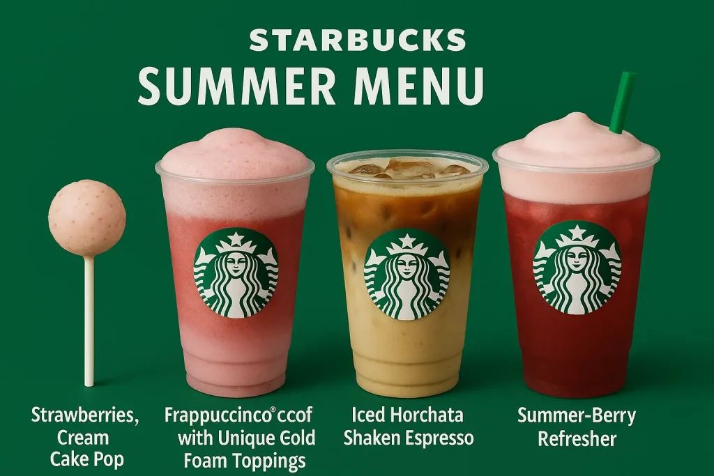 Starbucks drink menu 2025